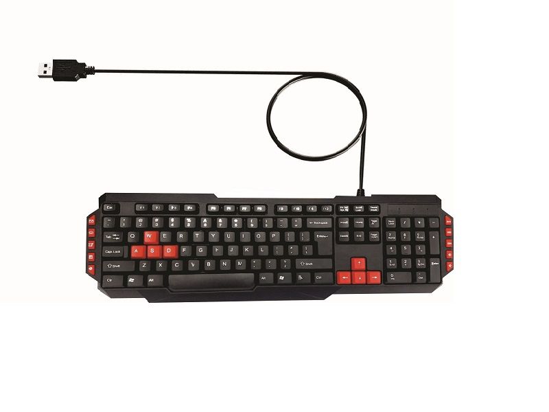 GLACIAL Flaming Multimedia Gaming Keyboard