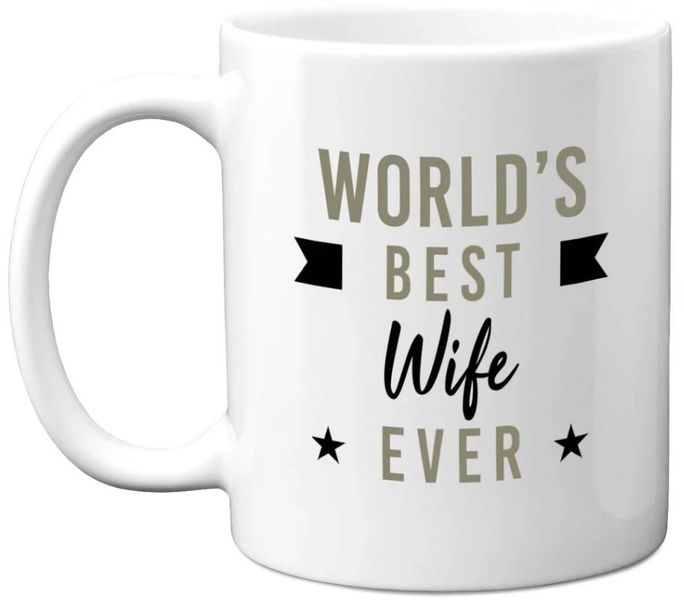 World's Best Wife Ever Birthday Christmas Valentine Mother's Day Gift Mug