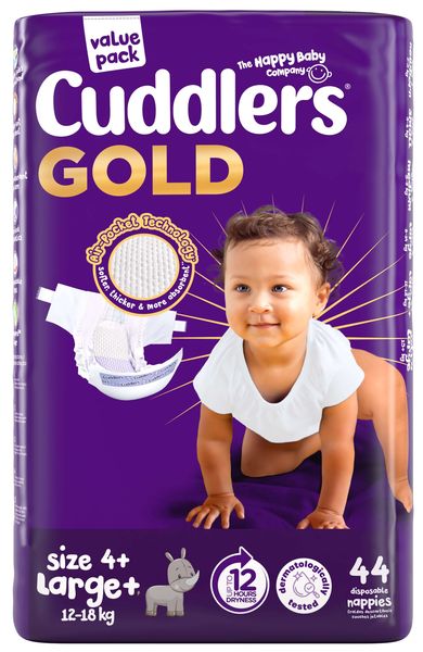 CUDDLERS GOLD Size 4+ LARGE+ Value Pack 44