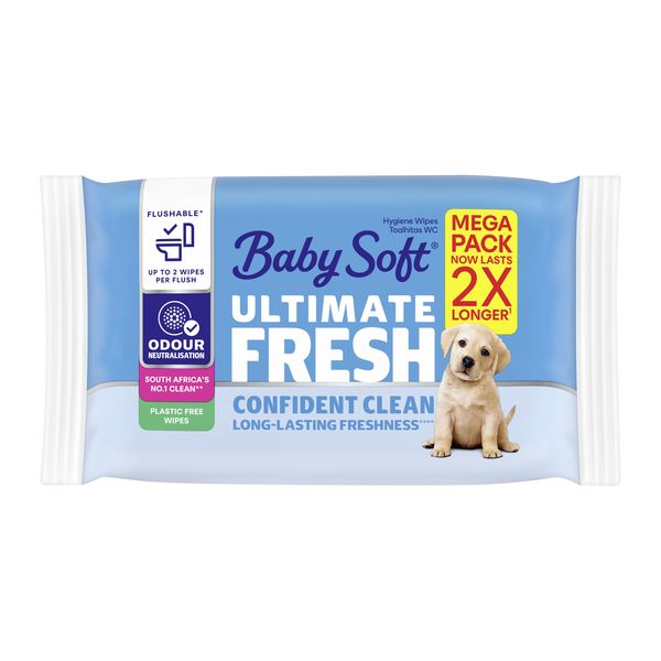 Baby Soft Fresh White Moist Toilet Tissue - 84 Tissues