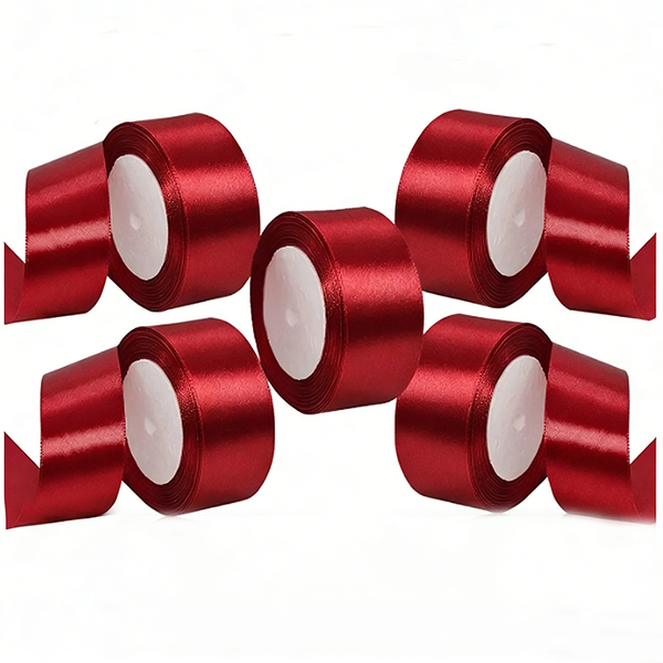 Red Ribbon, 110 Metres In Length And 40 Millimetres Wide, Bouquet Ribbon