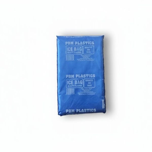 Ice plastic - 12cm x 22cm (200 Bags) Open Top Plastic Packaging