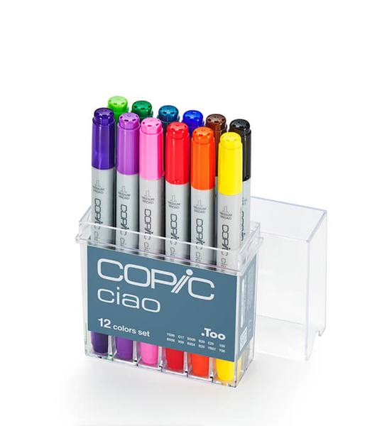Copic Ciao 12 Piece Basic Colour Set