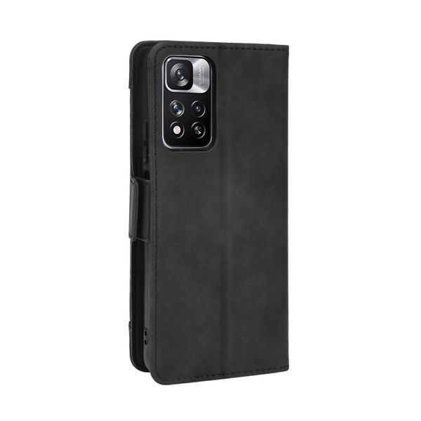 Multi Card Groove Leather Cover compatible for Xiaomi Redmi Note 13 Pro 4G