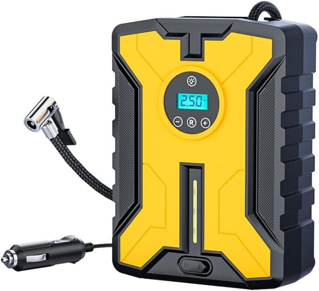Portable Digital Tire Inflator with LCD Display Multi-Purpose for Cars