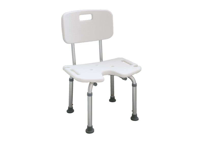 Winfar Shower Bench Adjustable U-Shape Shower Chair