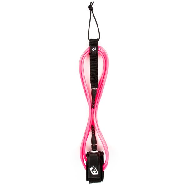 Creatures Longboard Ankle 9 Leash : Pink Black (LLA9009PKBK)