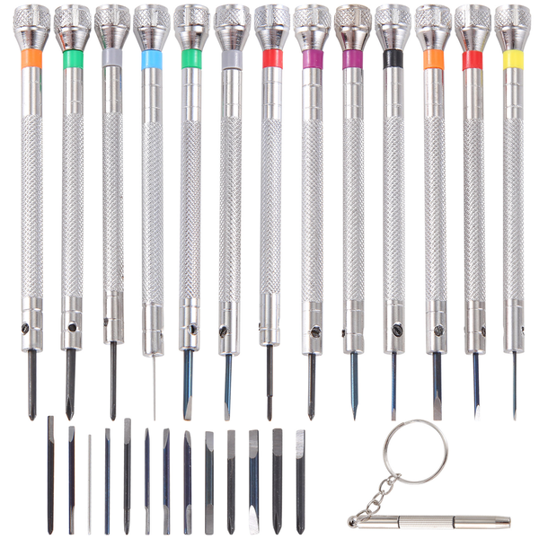 13 Pieces Mini Precision Watch Screwdriver Jeweler Watch Screwdriver Set 0.