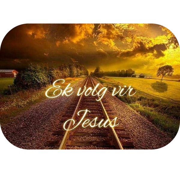 Volg Jesus Printed Mouse Pad