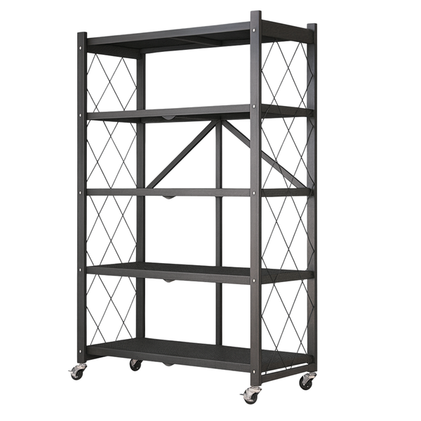 Rolling Organizer Shelf - 5-Tier Freestanding Strong