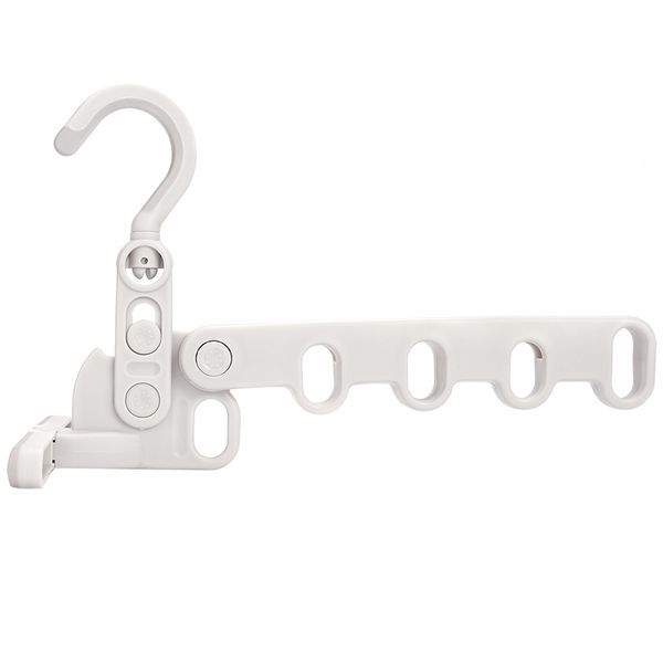 Foldable 5 Hole Clothes Drying Rack, Portable Travel Clothes Hanger