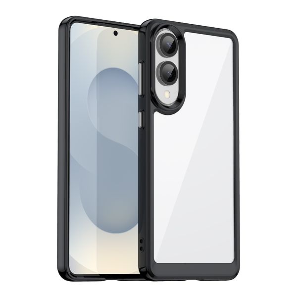 TEKRON Shockproof Slimfit Candy Clear Cover Compatible With Samsung S25Edge