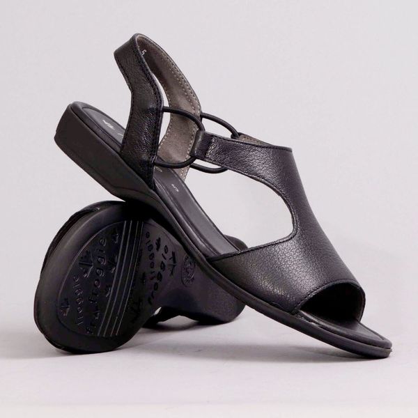 Froggie Women Slide Slingback T-Bar Flat Sandal