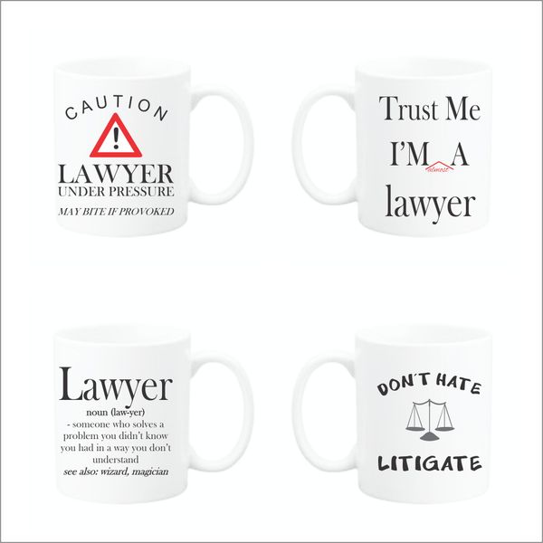 Lawyer Coffee Mug Set 3