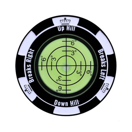 Golf Green Contour Reader Golf Hat Clip Ball Marker Golf Alignment Reader Image