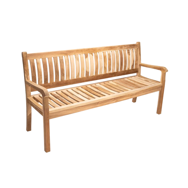 Lin Teak Outdoor 3-Seater Bench