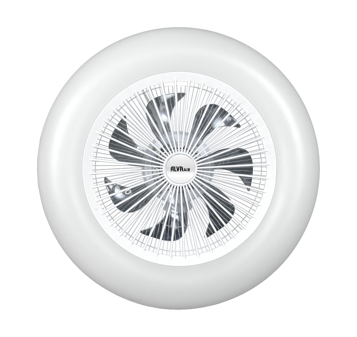 ALVA AIR 50cm LED Light Ceiling Fan | White | With Remote | 6 Speed