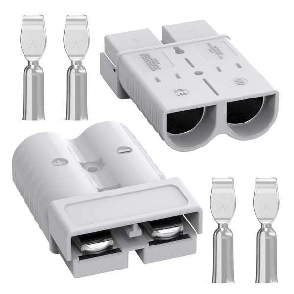 Anderson Connector, 120AMP 1/0AWG Battery 12V-36V Quick Connector Kit 2Piece