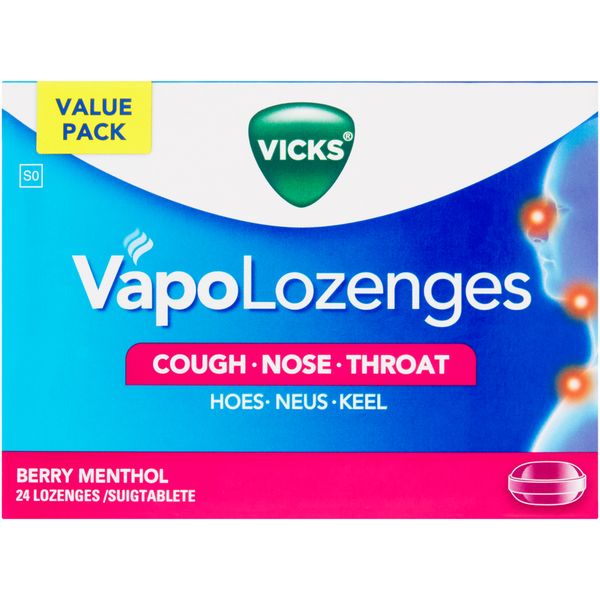 Vicks VapoLozenges Berry Menthol Lozenges