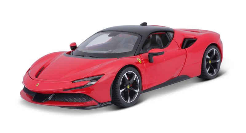 Bburago 1/24 Ferrari SF90 Stradale (20cm Long) - Red
