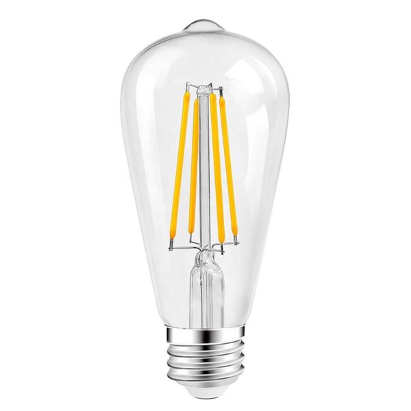 JNC-ST64 4W Filament LED Bulb E27 Warm White x 4pcs