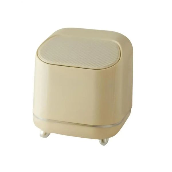 Small Trash Can For Desk Leak-Proof Desktop Garbage Bin