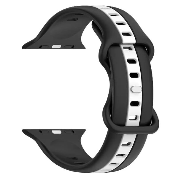 Premium Flexible Silicone Watch Band Compatible with Apple-38/40/41mm