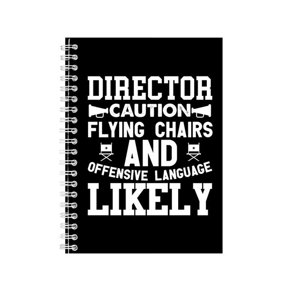 Director Wire Bound Notebooks Directing Gift Idea Writing Books Notepad
