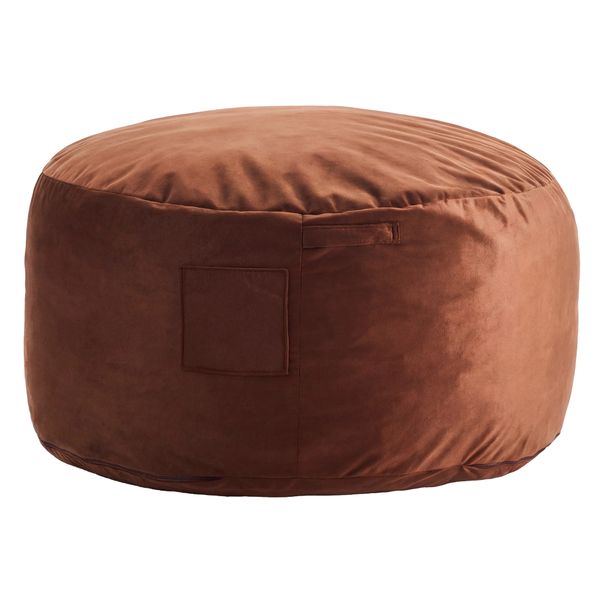 135CM Bean Bag Chair with Washable Cover &amp; Side Pocket Comfy Lazy Sofa