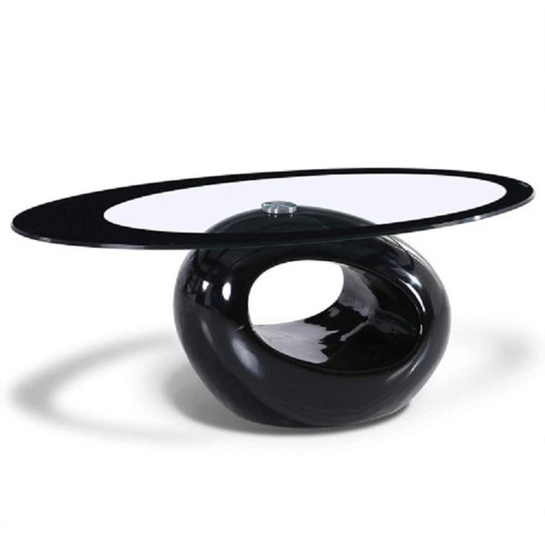 Coffee Tables - Tempered Glass - Black