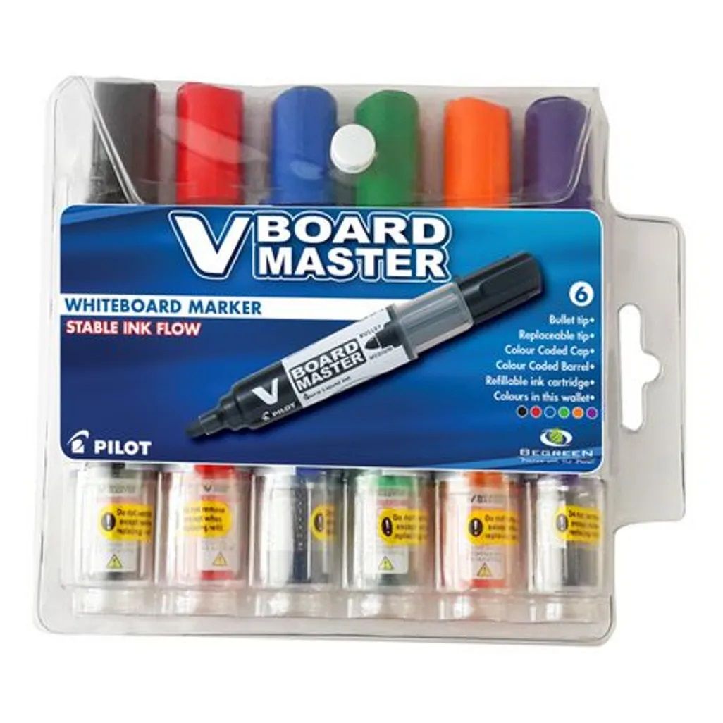 Pilot Begreen V-Board Master Whiteboard Marker Bullet Point (Wallet Of ...