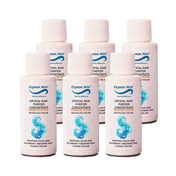Crystal Aire Crystal Rain Air Purifier Concentrate 6 Pack- 30ml Each