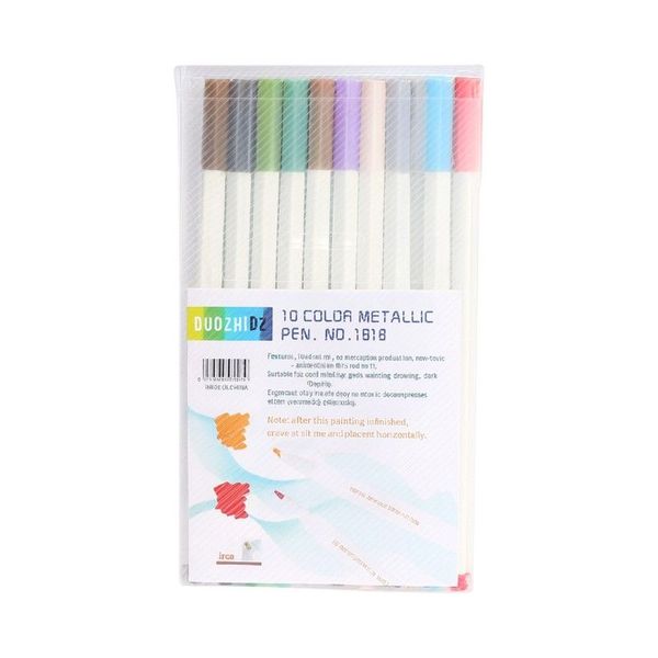 10 Piece Graffiti &amp; Drawing Marker Set - Multi Colour