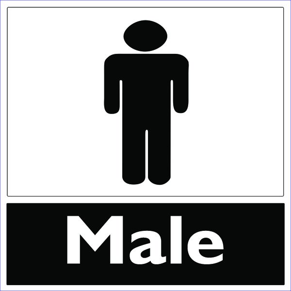 Toilet Sign-4 Pack