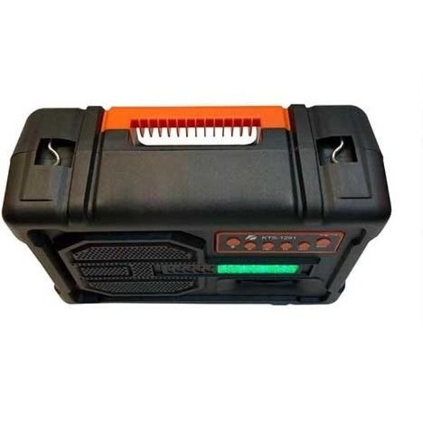 KTS-1291 Portable Wireless Speaker with Bass, FM Radio, and USB Playback