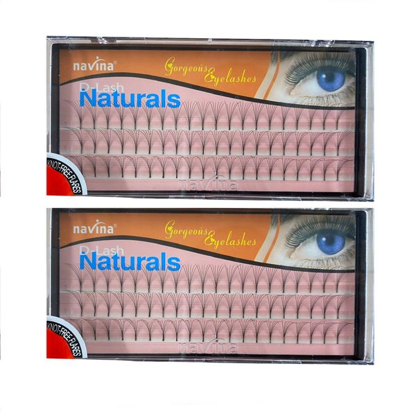 2 Piece Knot-Free Flares Cluster Eyelash Extensions Trays