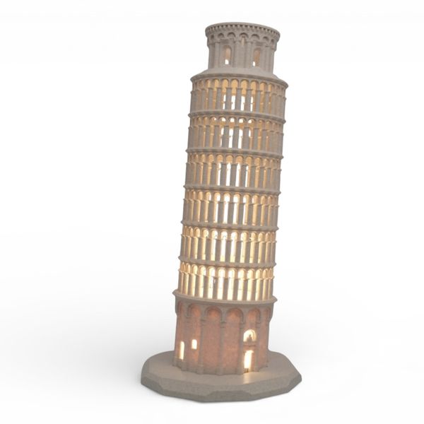 Torre Pendente di Pisa - Architectural USB LED Table Lamp