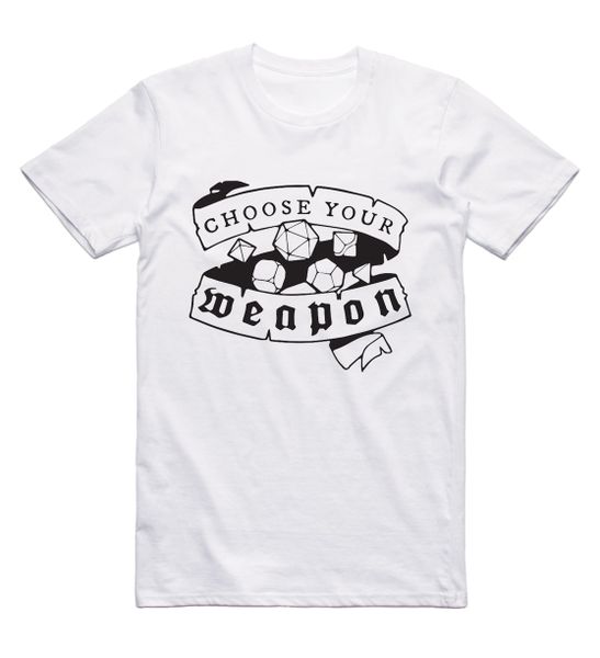 Tabletop RPG: Choose Your Weapon T-Shirt