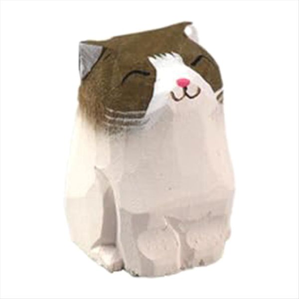Cat Figurines Mini Craft Carved Cat Sculpture Home Ornament