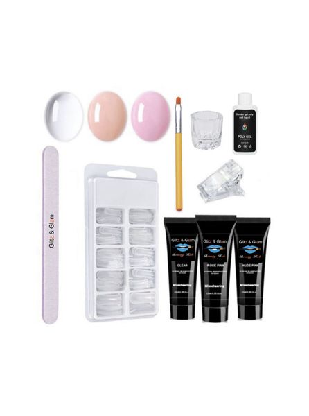 Polygel Starter Kit with Slip Solution