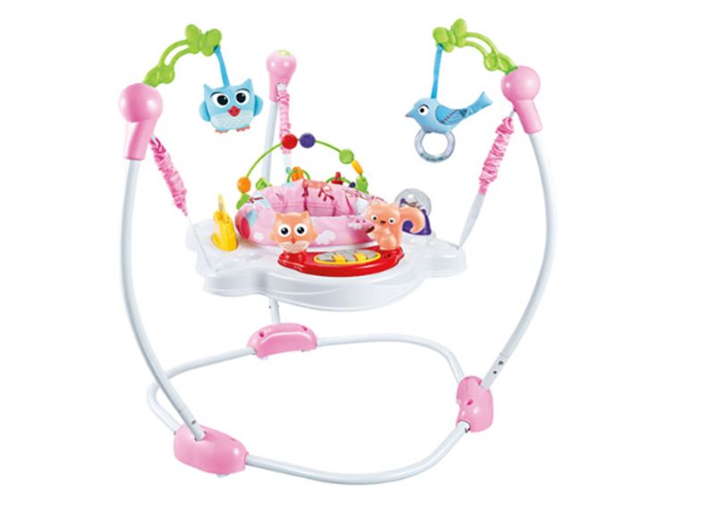 Multifunction Rolling Infant Bouncer Seat - Pink