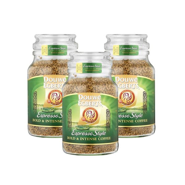 Douwe Egberts Espresso Style Instant Coffee - (3 x 200g)