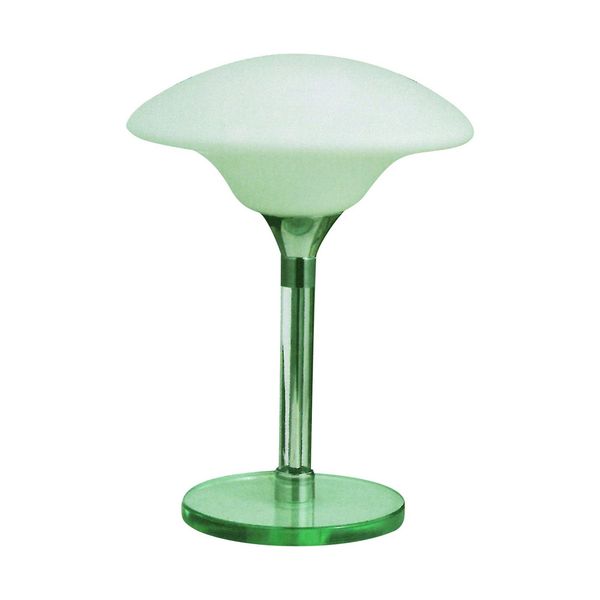 ACDC - 1x E14 Chrome Base,white Shade Light Fitting