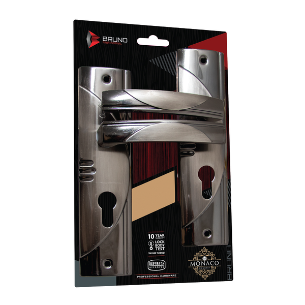 Monaco Lockset - Cylinder Sabs - Trojan