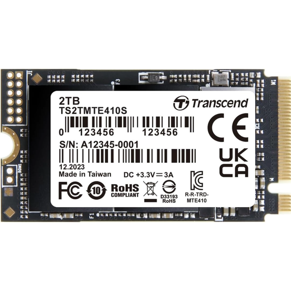 Transcend Internal Solid State Drive - MTE410S 2TB M.2 2242 NVMe SSD