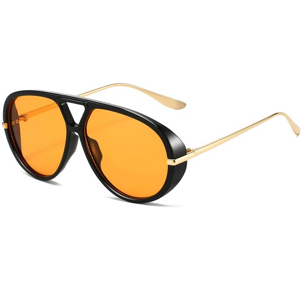 New Trendy Oversized Aviator Sunglasses for Women Men
