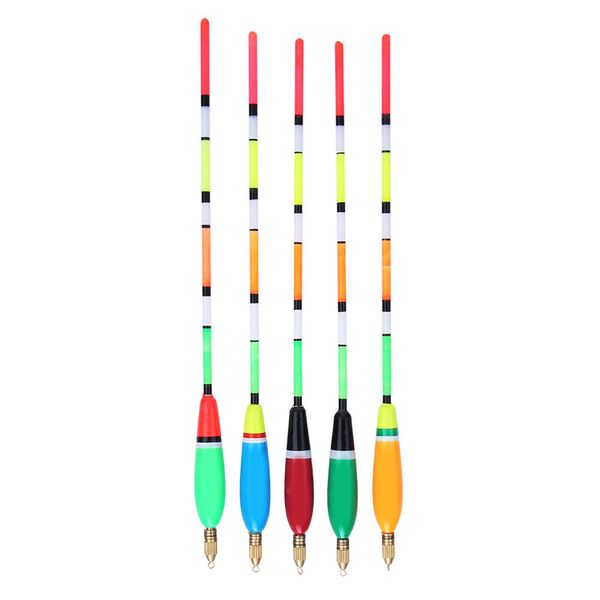 5 Pieces 3+2g Balsa Wood Multi Color Floats