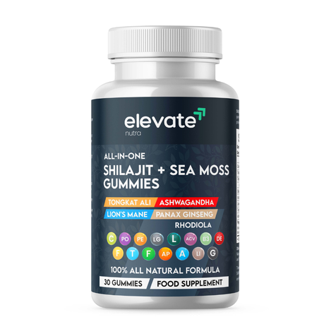 Elevate Nutra Shilajit + Sea Moss Gummies Image