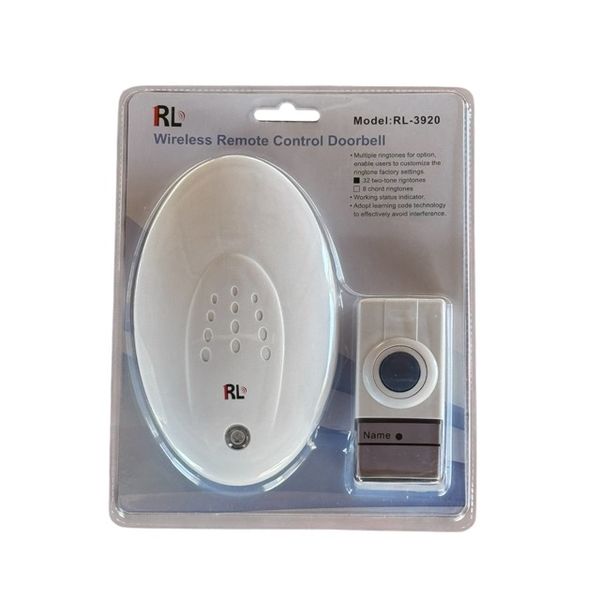 Weatherproof RL-3920 Chime Outdoor Wireless Doorbell