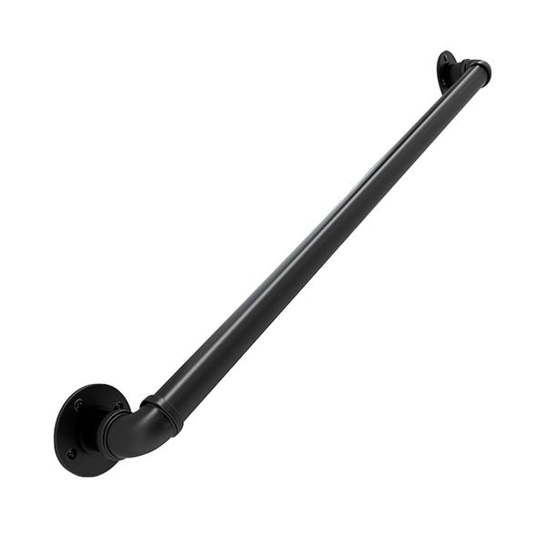 Decor Indoor &amp; Outdoor Wall Support Wrought Iron Handrail- White (180cm)
